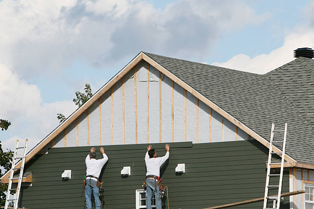 Professional Siding Contractor technician working in Newmanstown, PA